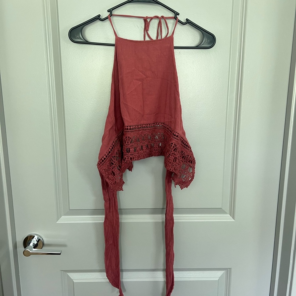 American Eagle Women’s Tie Crop Top